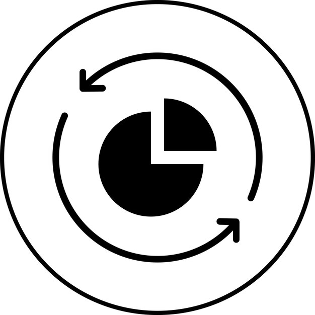 market size icon vector image can be used for market research