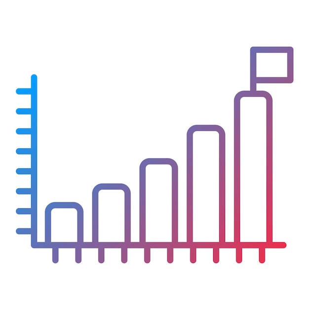 marketing goal icon vector image can be used for marketing