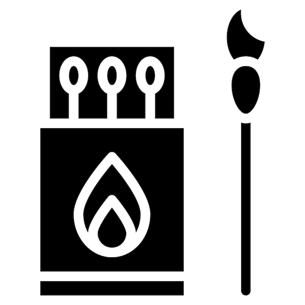 Match icon vector image Can be used for Smoking