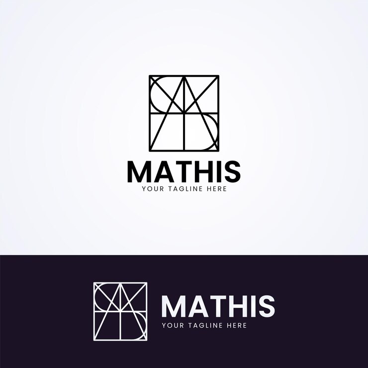 mathis monoline logo design
