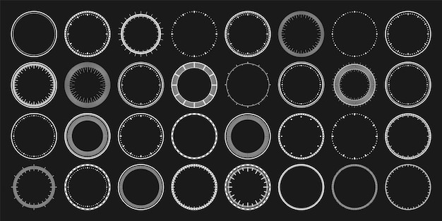 Mechanical clock faces bezel white watch dial with minute and hour marks timer or stopwatch element