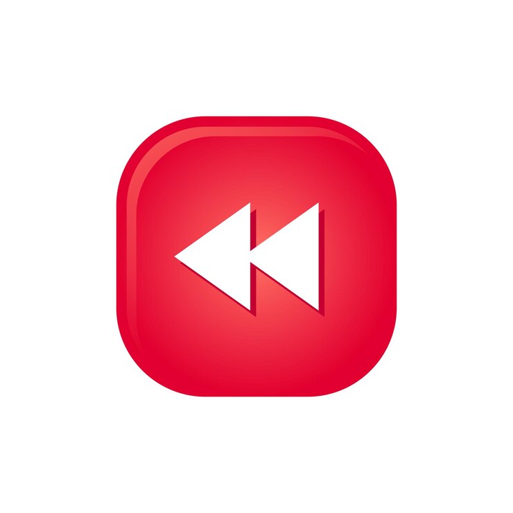 Vector media player button icon vector template