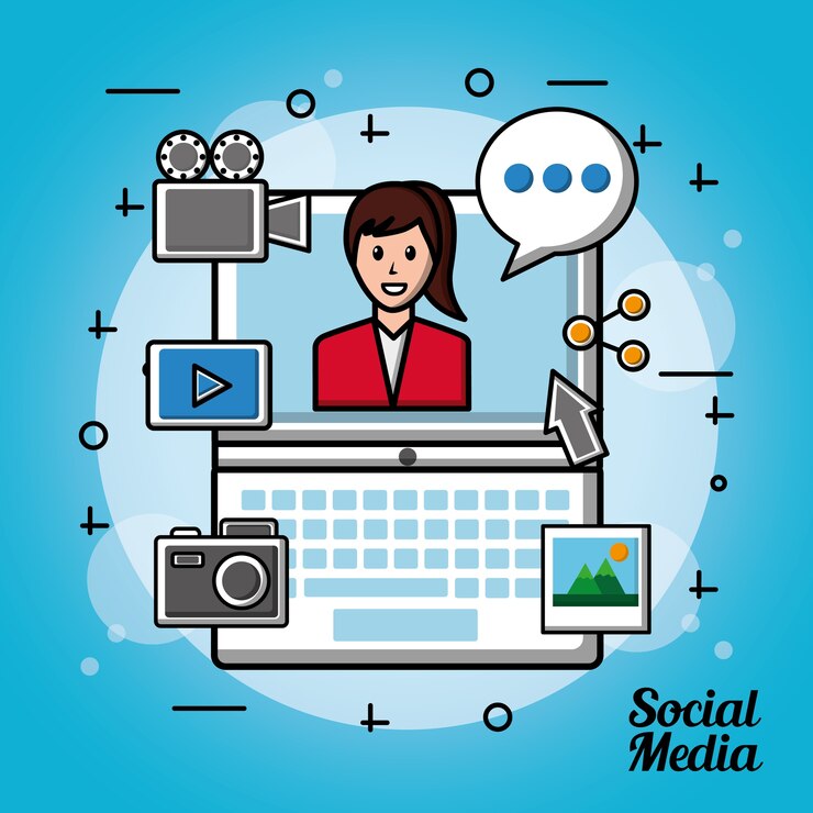 Vector media sosial