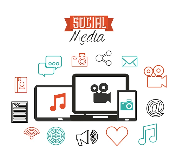 Vector media sosial