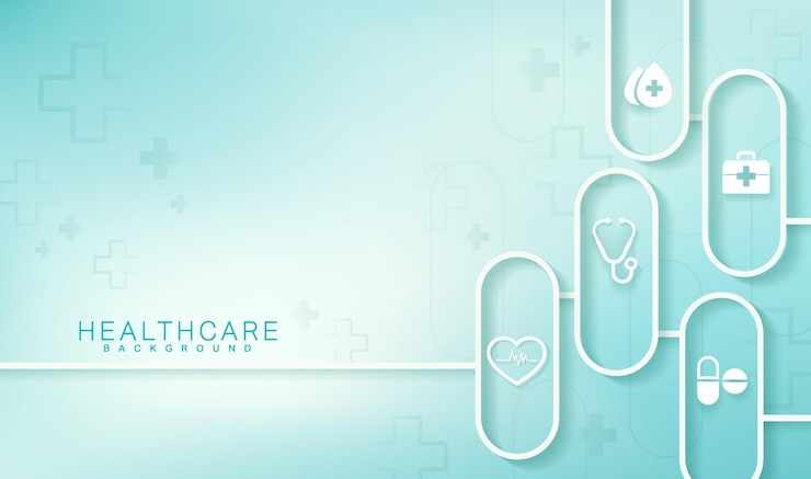 Medical concept background Set of medecine and health flat icons Collection health care medical sign icons stock vector