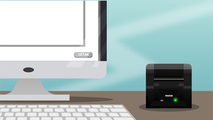 Vector meja kantor