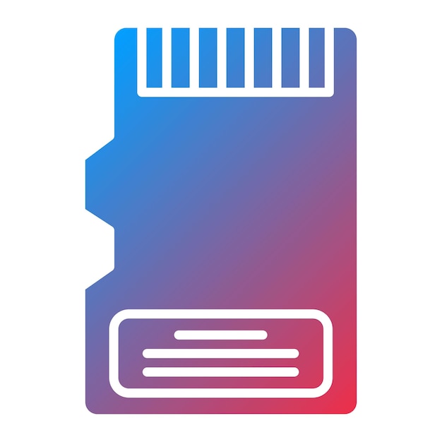 memory card icon vector image can be used for technology