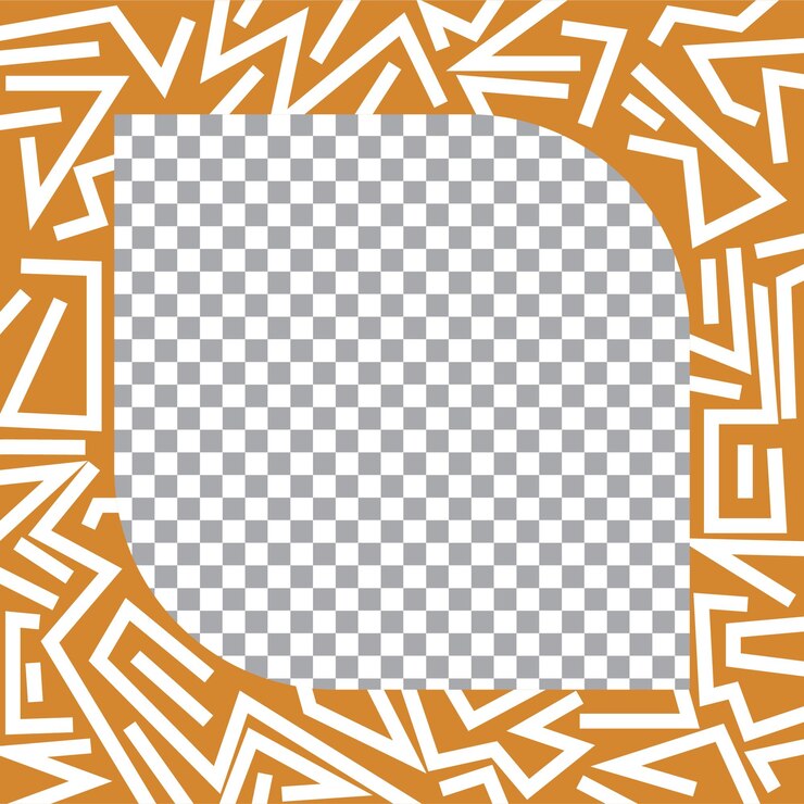 Vector memphis abstract twibbon