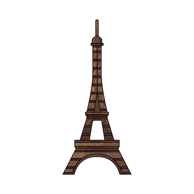 Vector menara-eiffel