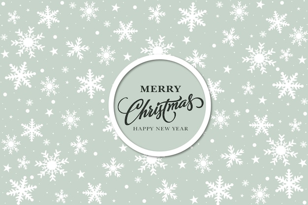 Merry Christmas and Happy New Year. Winter Christmas background.