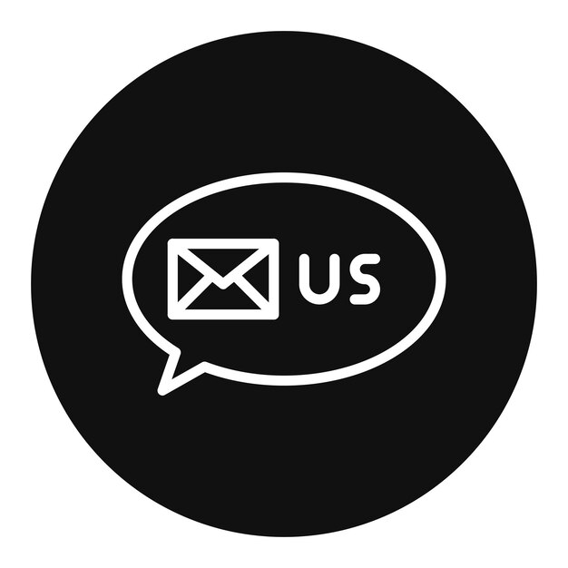 Message Us icon vector image Can be used for Contact Us