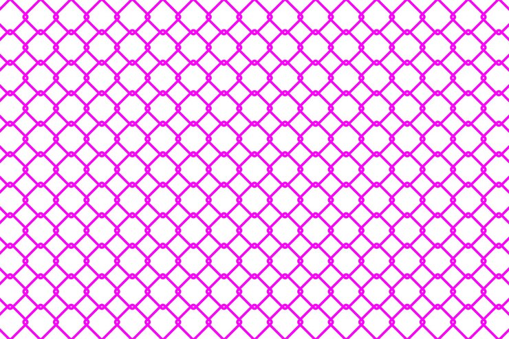 Vector metal fence wire chain link vector