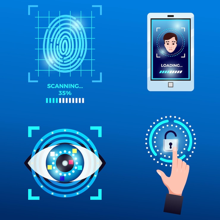Vector metode autentikasi biometrik