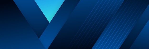Minimal blue banner geometric shapes abstract modern background design Design for poster template on web backdrop banner brochure website flyer landing page presentation and webinar