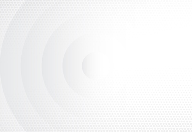 Minimal circle geometric background Gray background Vector illustration