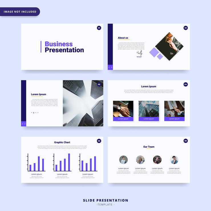 Minimal slides presentation template
