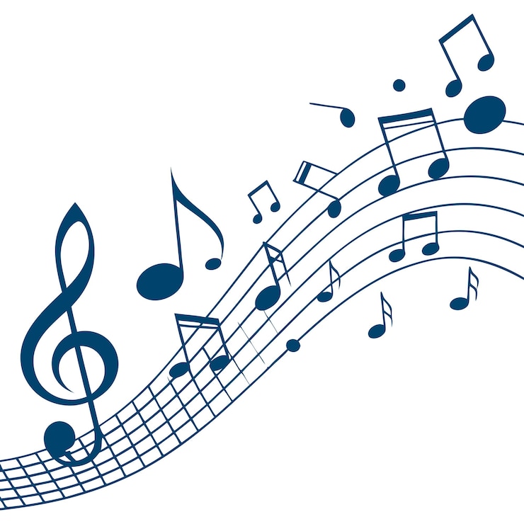 Vector minimalist music halftone art creative design on white background art illustration