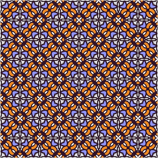 Minimalist seamless pattern batik motif style