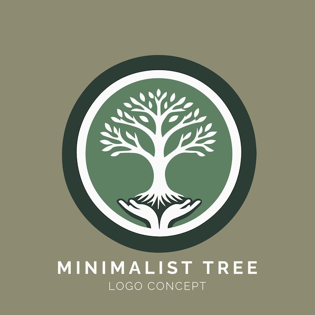 Minimalist Tree Logo Concept for Branding Company and Event