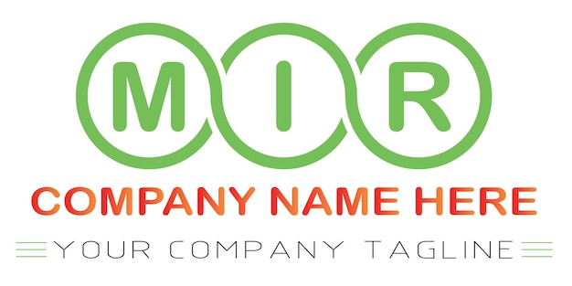 MIR Letter Logo Design