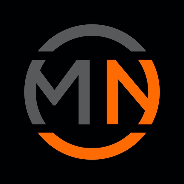 MN, NM, M, N letters abstract logo monogram
