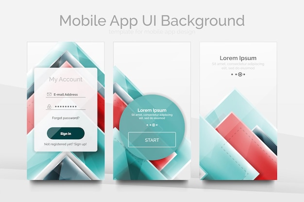 Mobile background ui