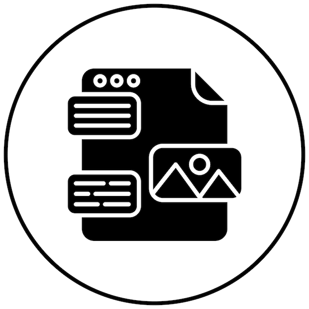 Mockup icon vector image Can be used for UX and UI