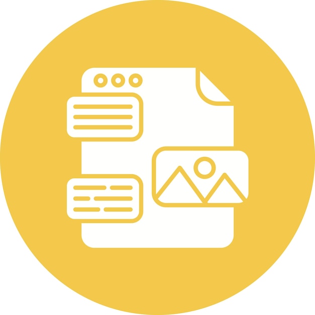 Mockup icon vector image Can be used for UX and UI