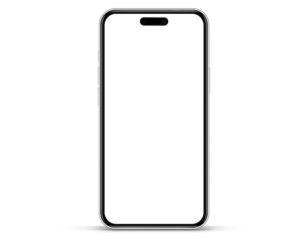 Mockup smartphone 3D berkualitas tinggi dengan sudut berbeda dan latar belakang terisolasi untuk menampilkan aplikasi seluler