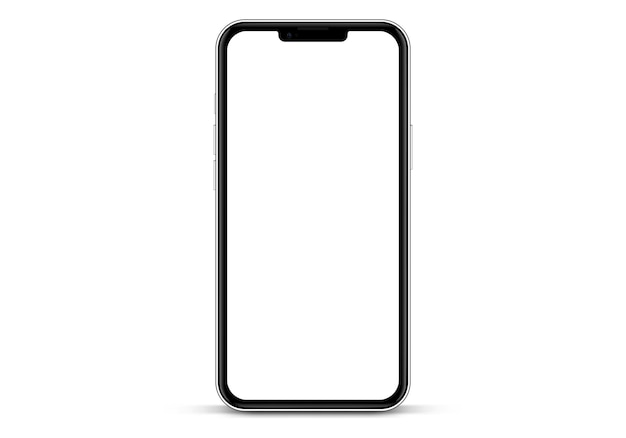 Mockup smartphone 3D berkualitas tinggi dengan sudut berbeda dan latar belakang terisolasi untuk menampilkan aplikasi seluler