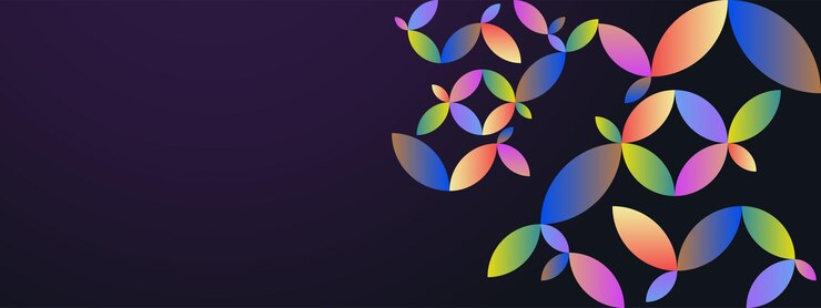 Vector modern abstract background with different colors vector illustration