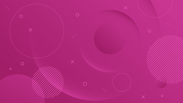 modern abstract background with motion round circle wave retro mempis and purple gradient color