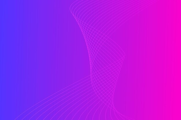 Modern abstract gradient curve wavy line background