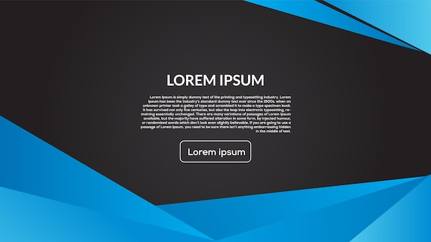 modern abstract shape on premium background template design with vector