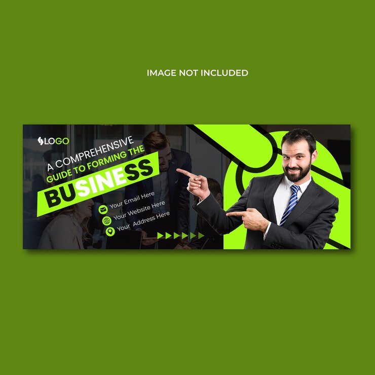 Vector modern and corporate facebook cover template