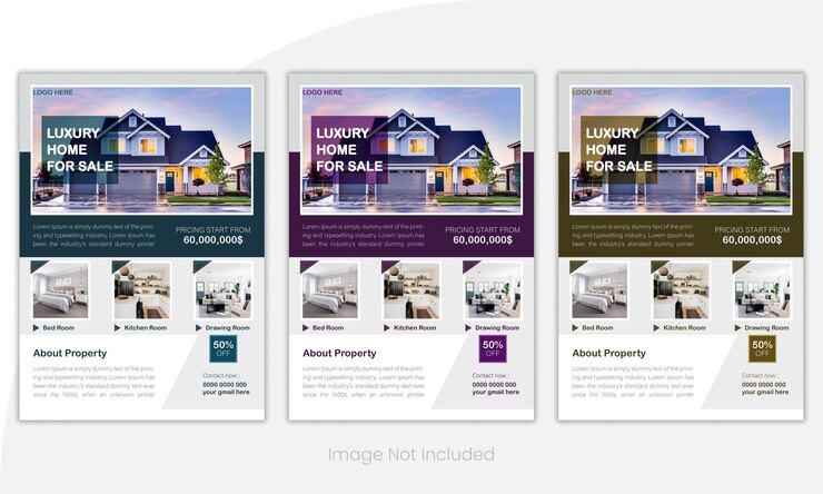 Modern and professional medical flyer template