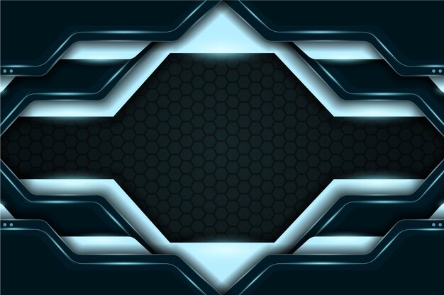 modern background overlapped layer shape with blue gradient