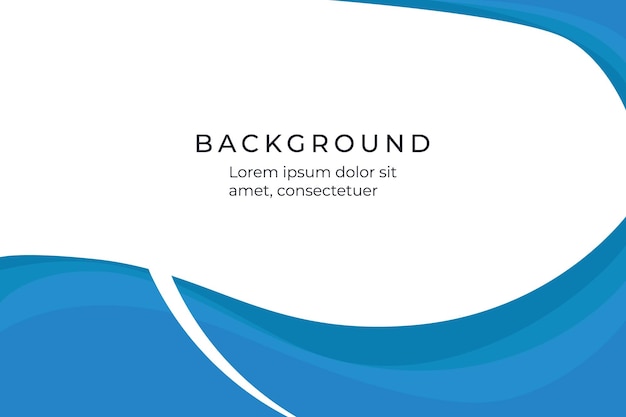 Modern blue Vector background design