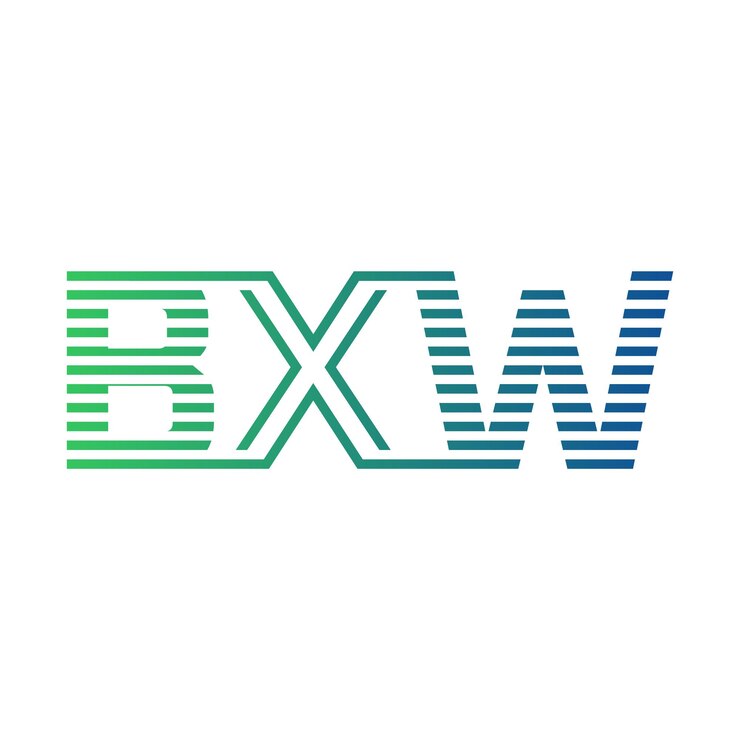 Vector modern bxw logo design letter bxw minimalist professional and versatile branding icon for business identity