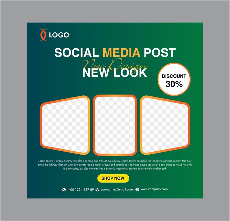 Modern client testimonial customer feedback social media post template layout or web banner design