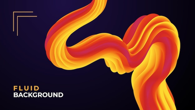 modern colorful wave flow abstract background with liquid amp fluid shapes