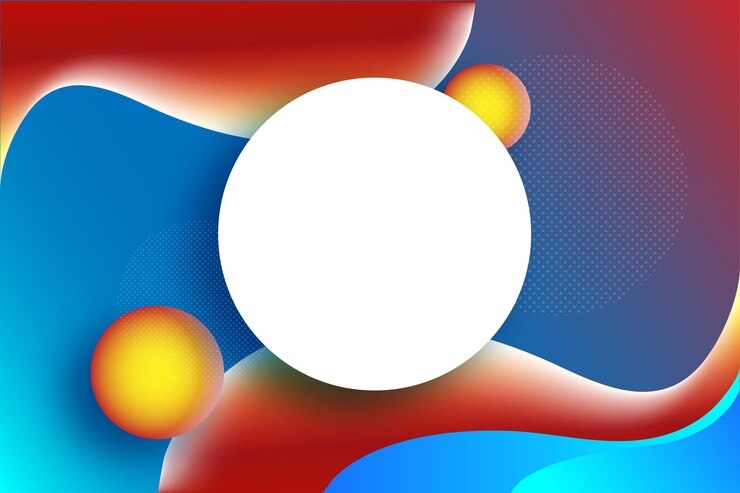 Vector modern cool gradient warm color background in red orange blue color