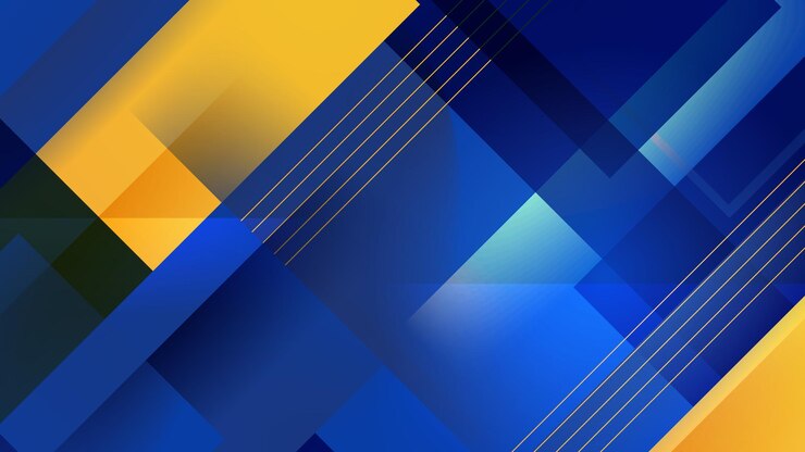 Modern Corporate Gradient Blue Yellow Abstract Background Wallpaper