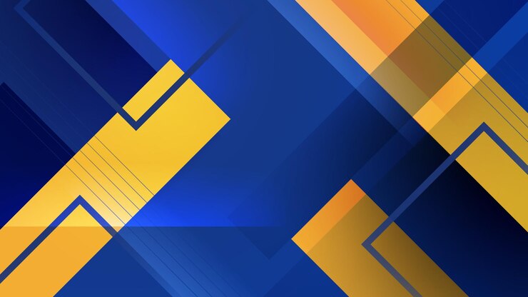 Modern Corporate Gradient Blue Yellow Abstract Background Wallpaper