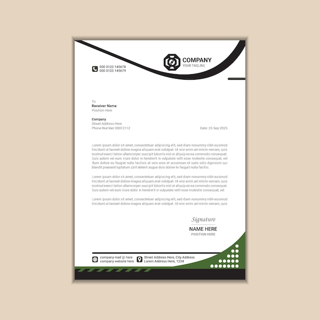 Modern Corporate Stationery Set for Business Branding