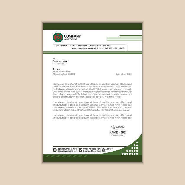 Modern Corporate Stationery Set for Business Branding