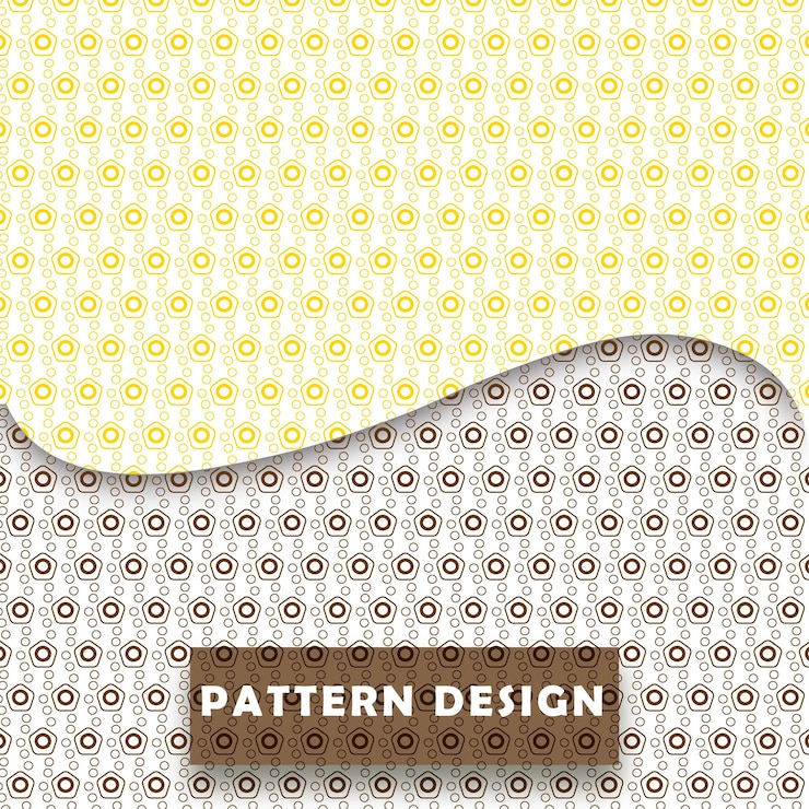 Vector modern creative corporate floral pattern design