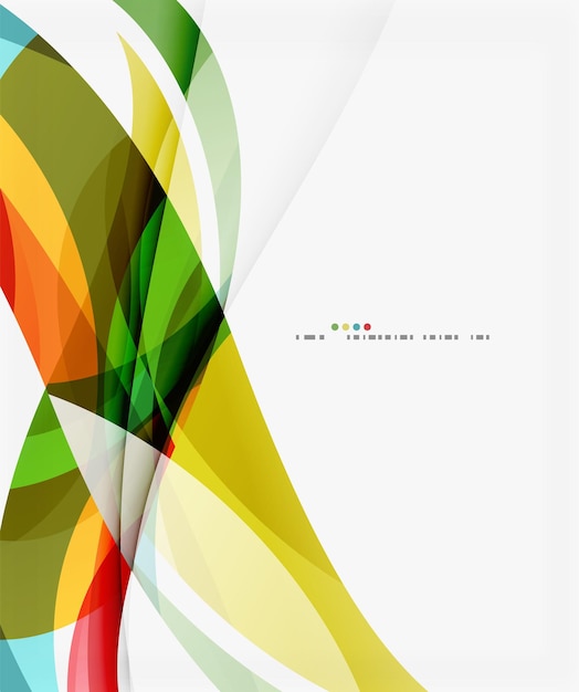 modern creative curve background with copy space vector template background for workflow layout diagram number options or web design