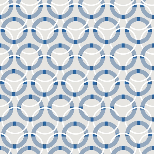 modern design of circle  seamless pattern vector 