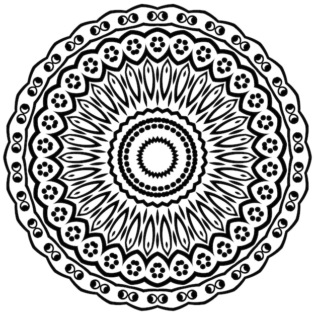 Modern design round texture